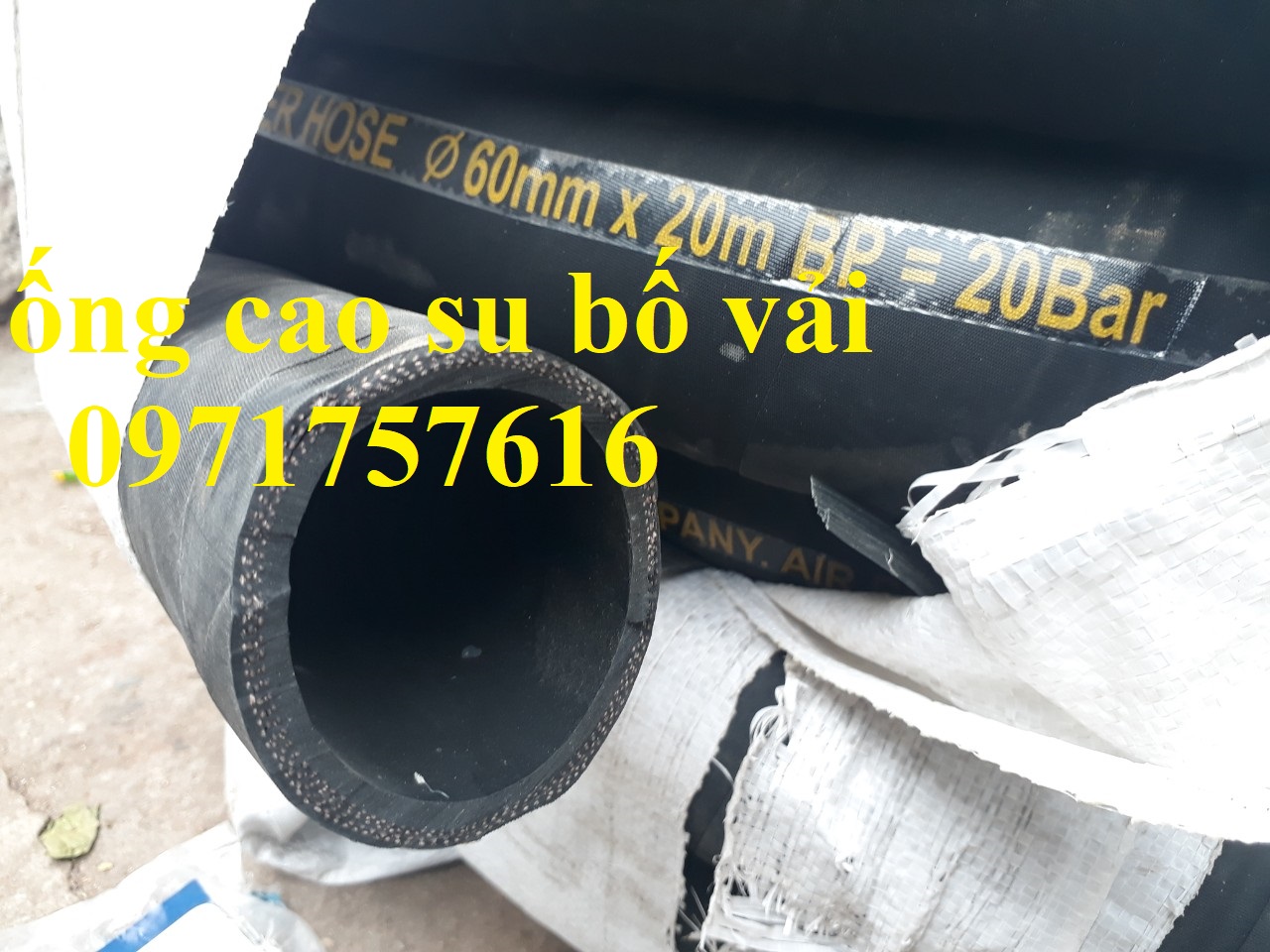 Đại lý ống cao su bố vải chính hãng tại Hà Nội