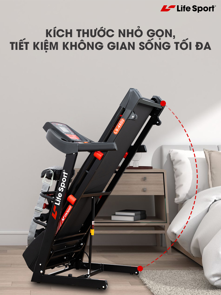 Máy chạy bộ lifesport ls _4800 tặng ngay quà hấp dẫn