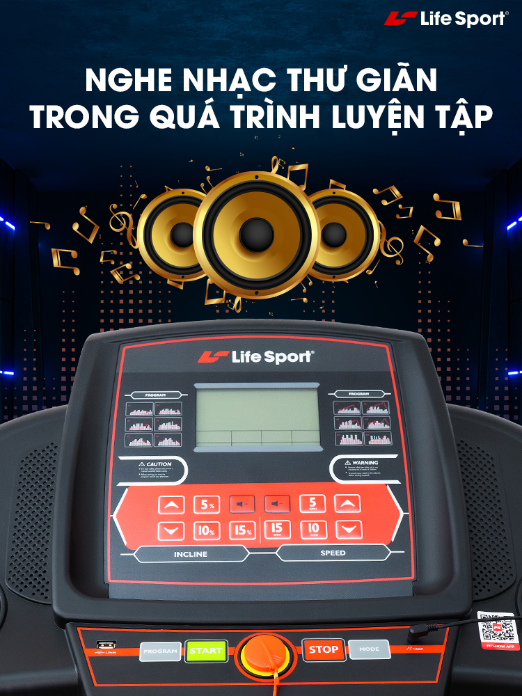 Máy chạy bộ lifesport ls _4800 tặng ngay quà hấp dẫn