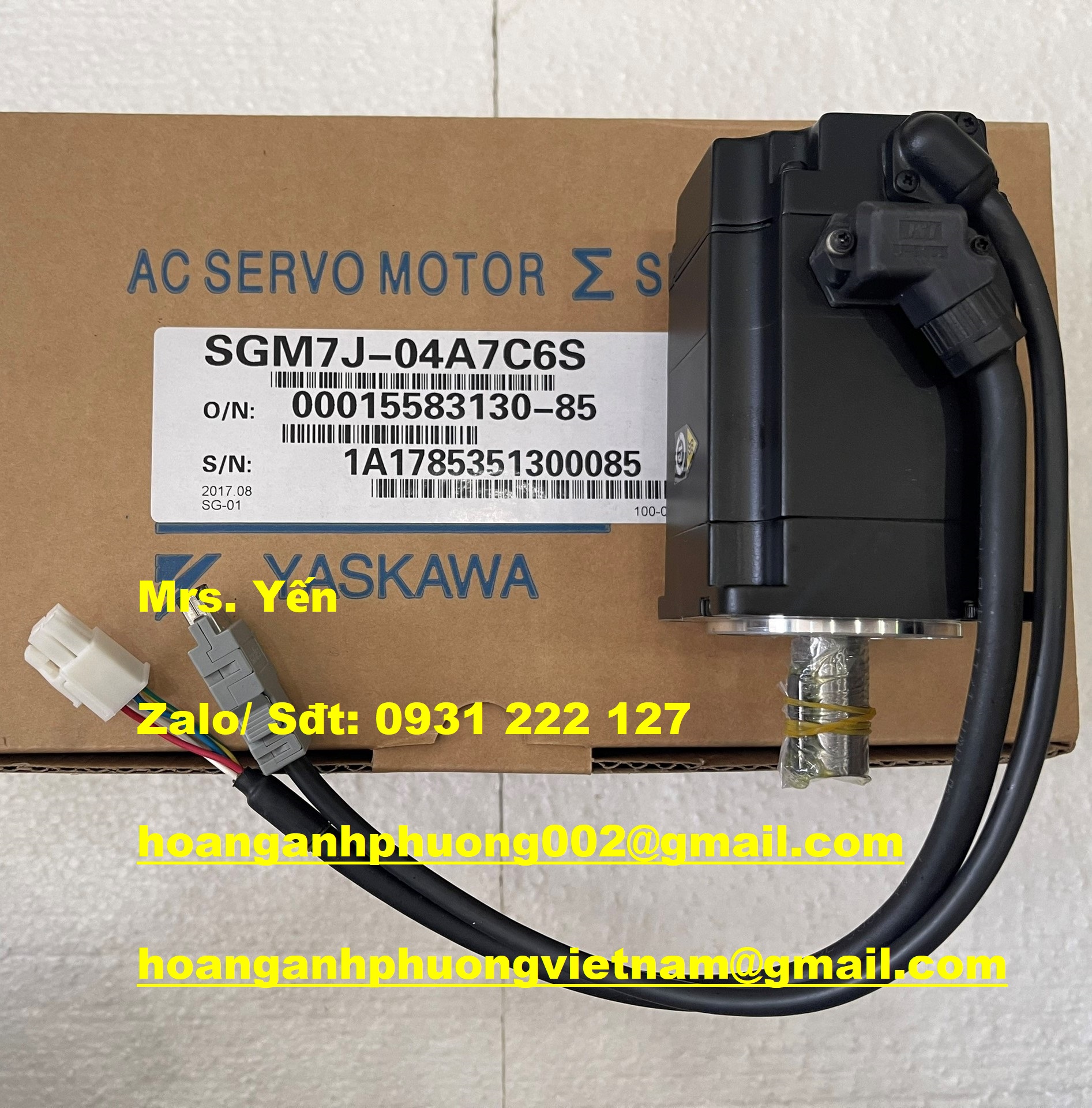 SGM7J-04A7C6S YASKAWA NHẬP KHẨU MỚI, HÀNG BẢO HÀNH 12 THÁNG