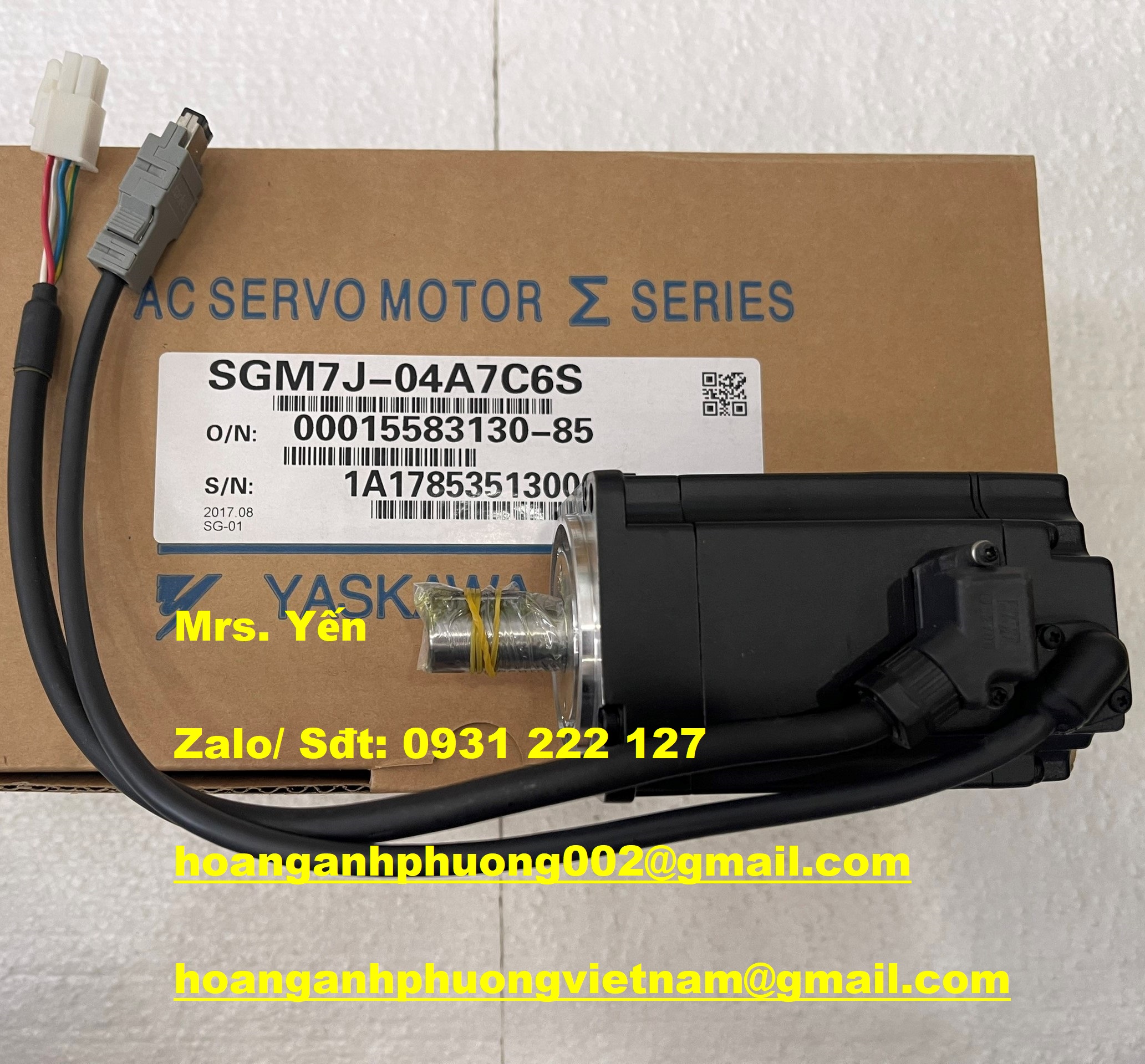 SGM7J-04A7C6S YASKAWA NHẬP KHẨU MỚI, HÀNG BẢO HÀNH 12 THÁNG