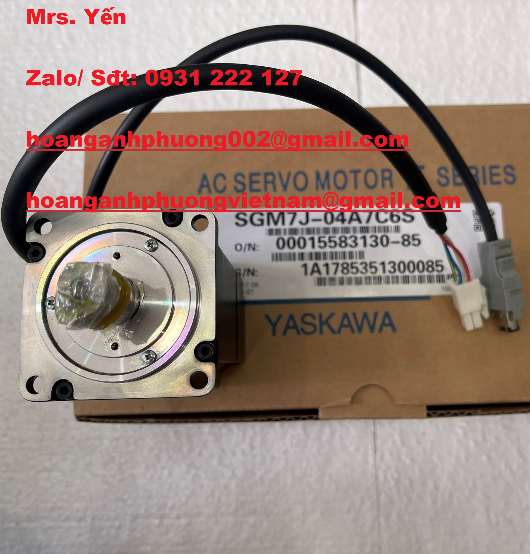 SGM7J-04A7C6S YASKAWA NHẬP KHẨU MỚI, HÀNG BẢO HÀNH 12 THÁNG