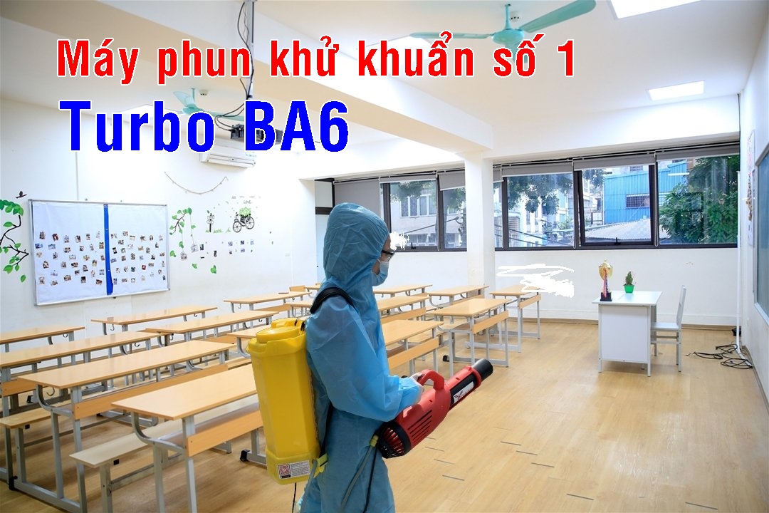 [GIẢM NGAY 100K] Máy phun cloramin B khử khuẩn trường học ở Chương Mỹ