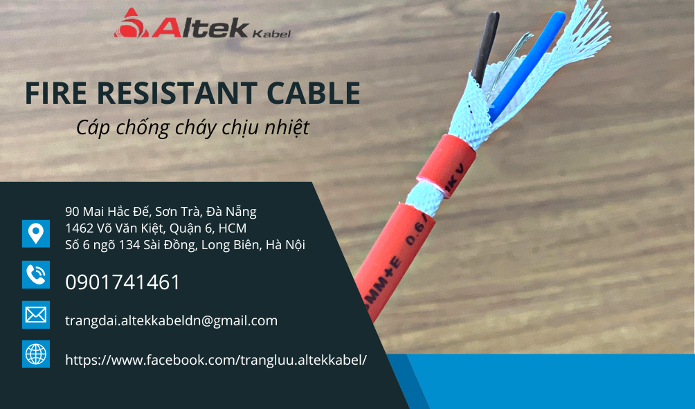 Cáp chống cháy, cáp chịu nhiệt Altek Kabel Đức