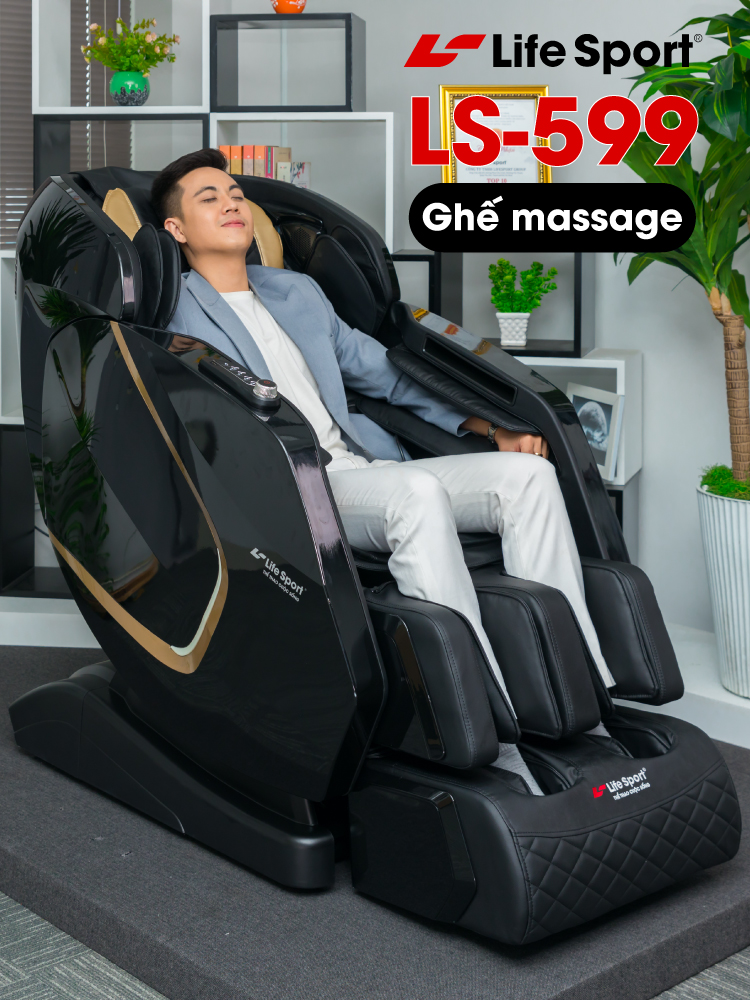 Ghế massage Lifesport LS-599 Mua 1 được tận 4