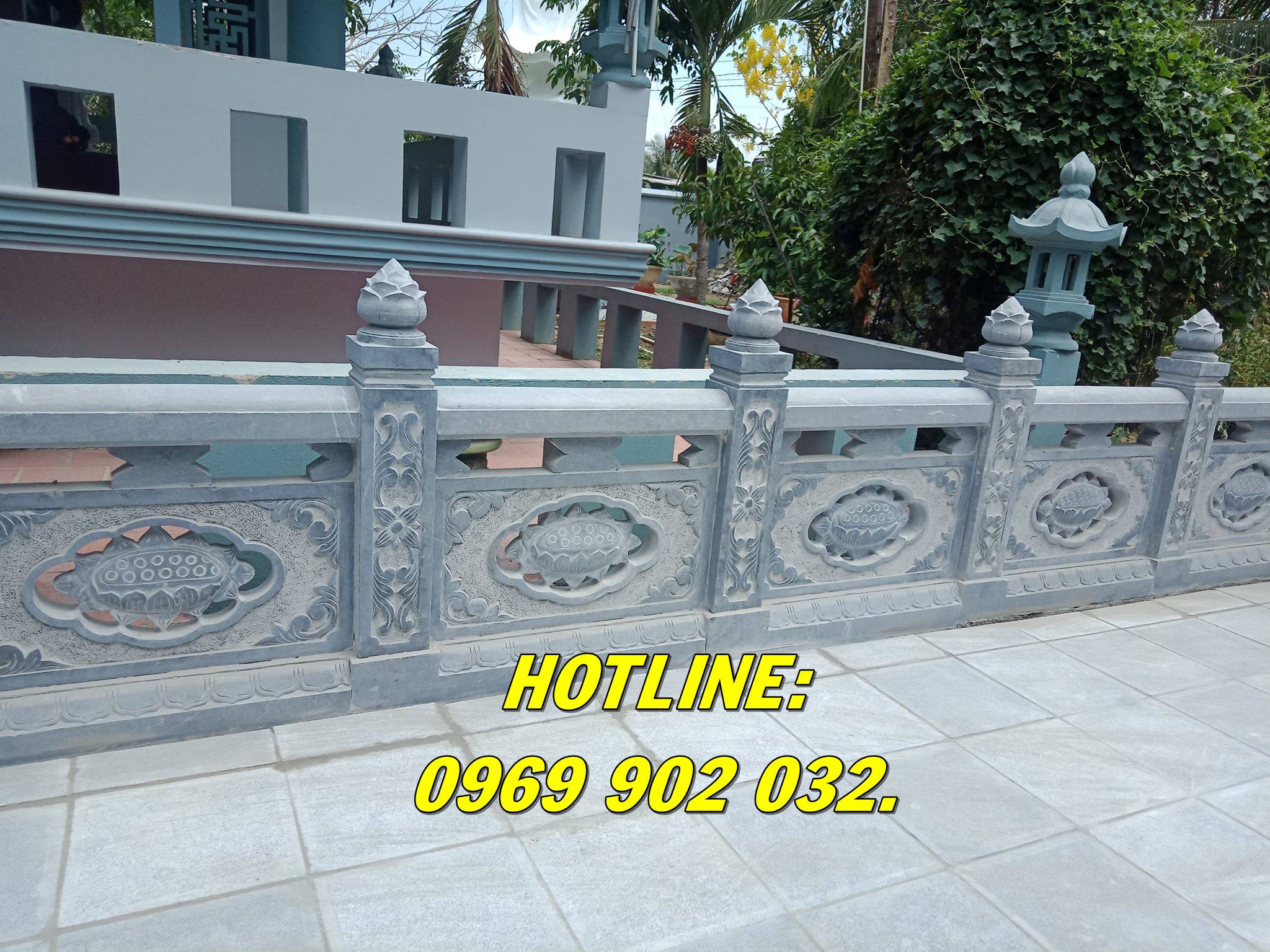 Mẫu lan can bằng đá đẹp giá rẻ bán tại Bắc Ninh