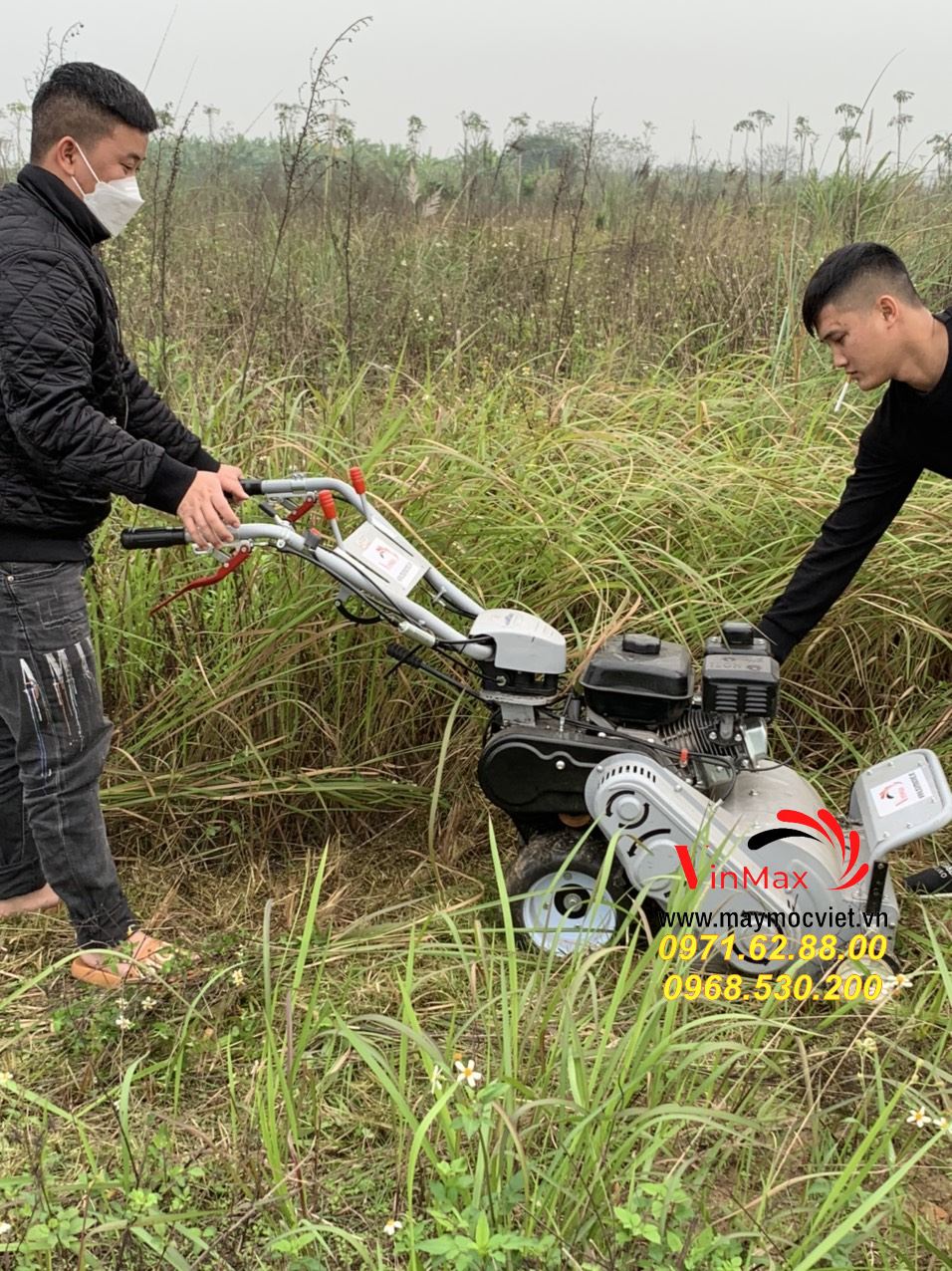 Máy cắt cỏ trục băm chính hãng giá rẻ tại Tây Nguyên