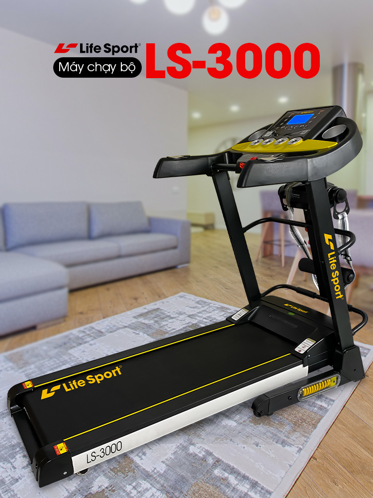 Máy chạy bộ Lifesport ls-3000 Mua 1 được 3