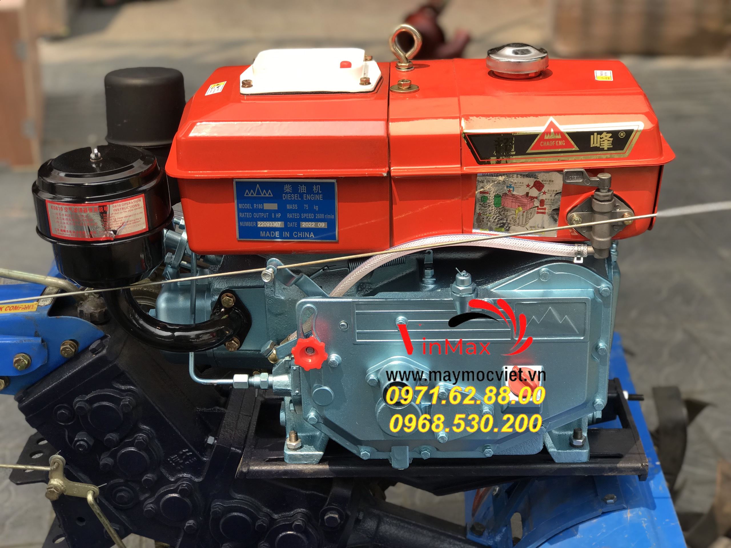 Máy cày bừa chạy dầu giá rẻ tại hà Nội bảo hành 12 tháng