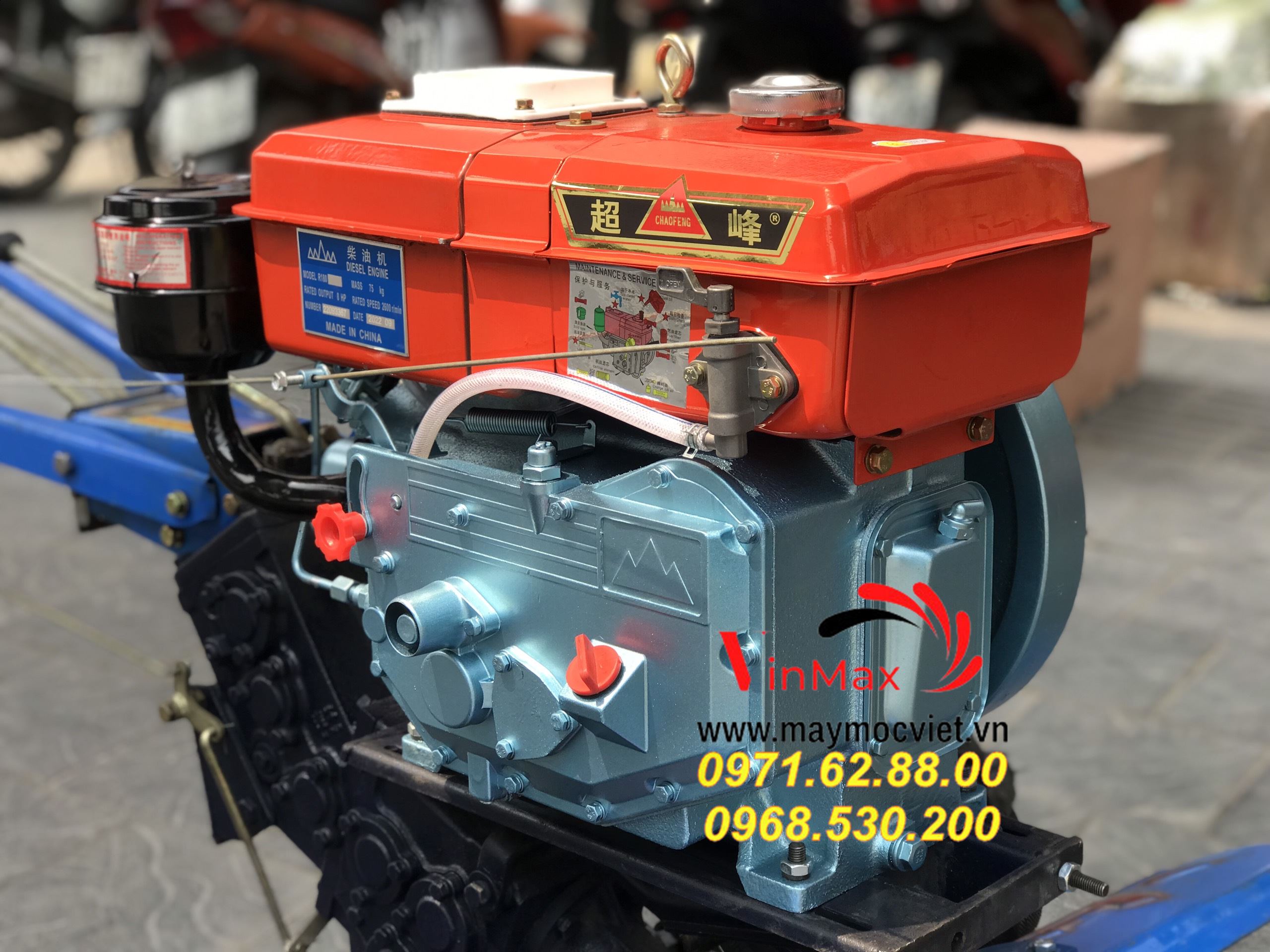 Máy cày bừa chạy dầu giá rẻ tại hà Nội bảo hành 12 tháng