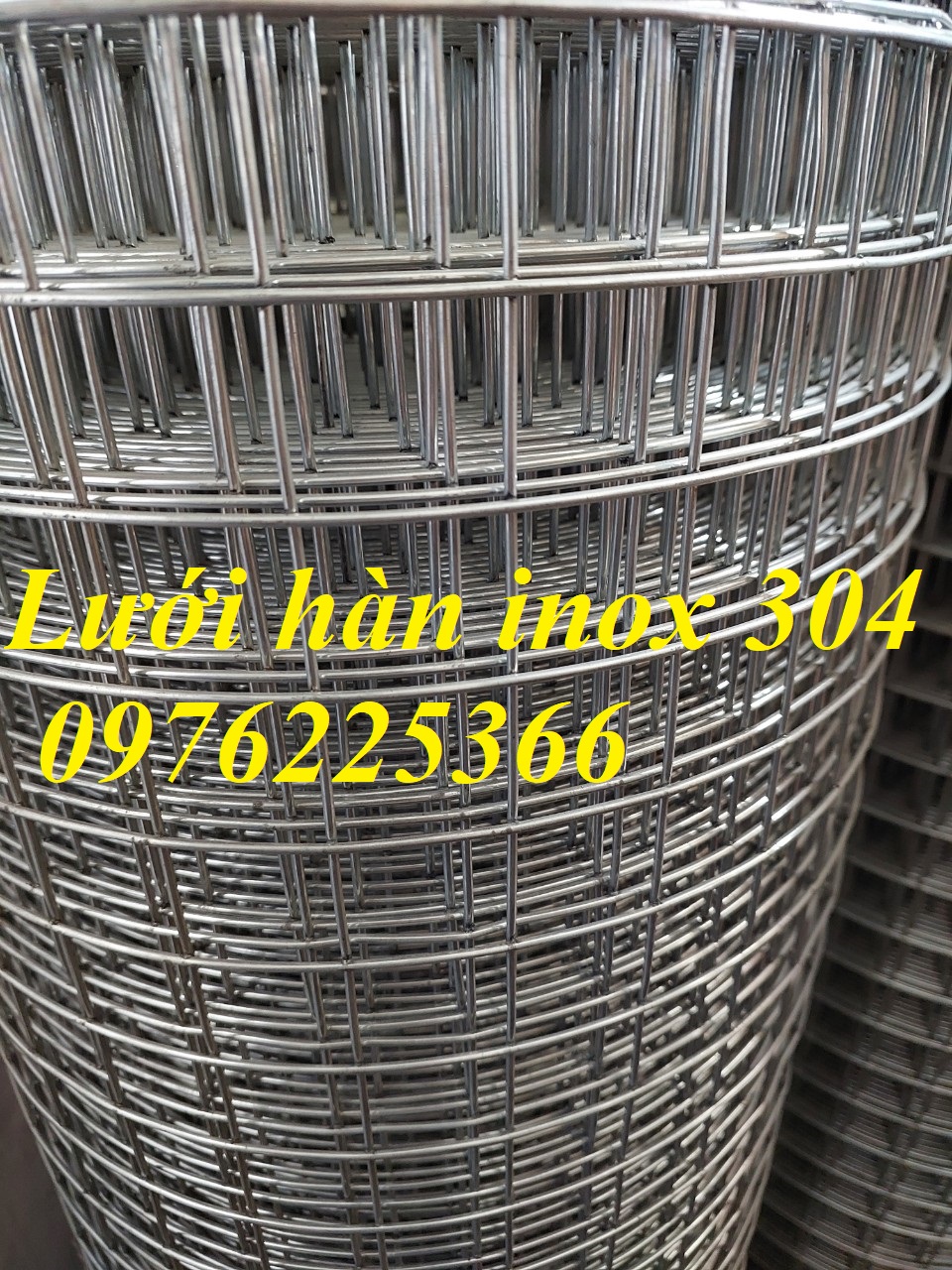 Lưới hàn inox 304,lưới hàn inox D2A25x25mm