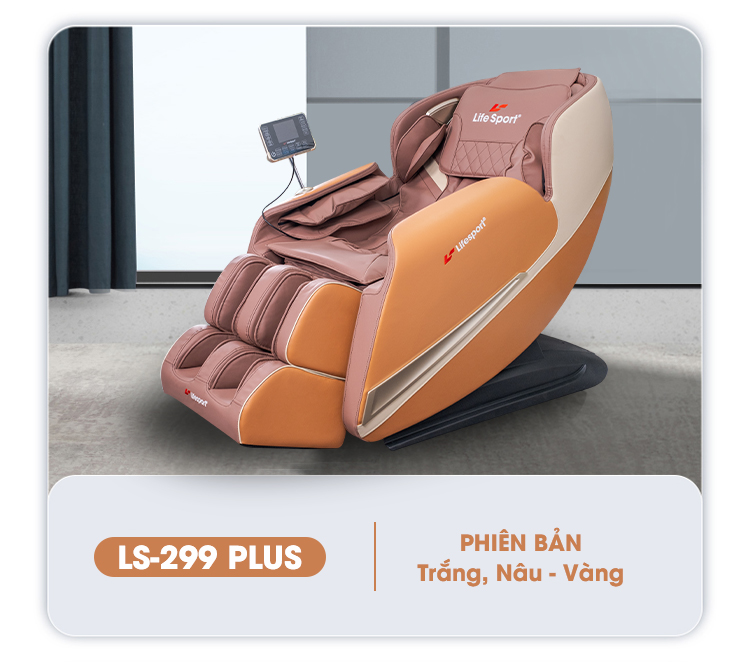 Ghế massage Lifesport LS-299 Plus Mua 1 được cả 2