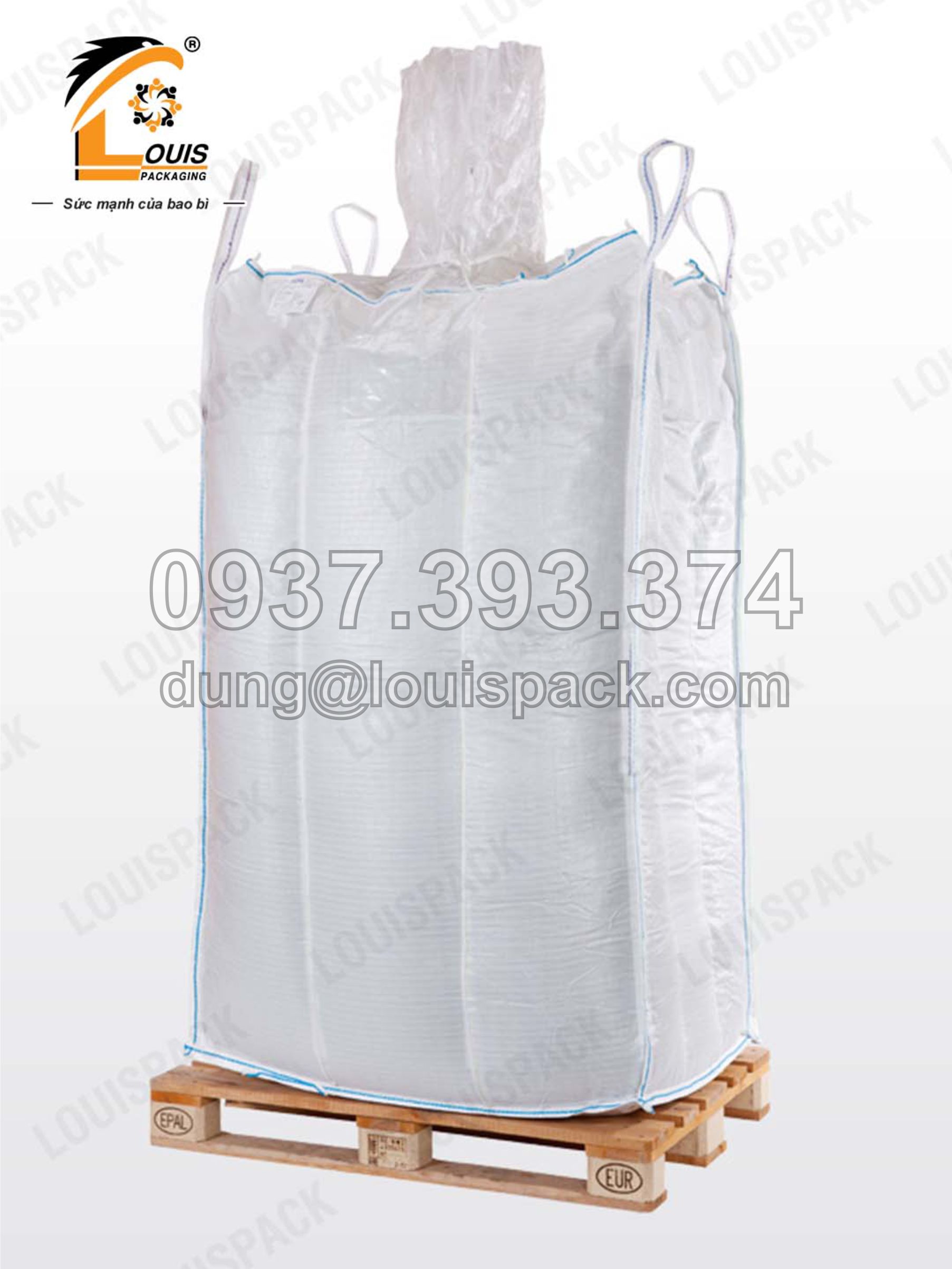 Bao jumbo đựng gạo xuất khẩu, lưu kho, vận chuyển