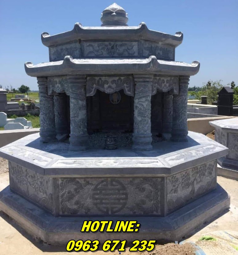 Những mẫu mộ lục giác bằng đá đẹp chất lượng nhất hiện nay