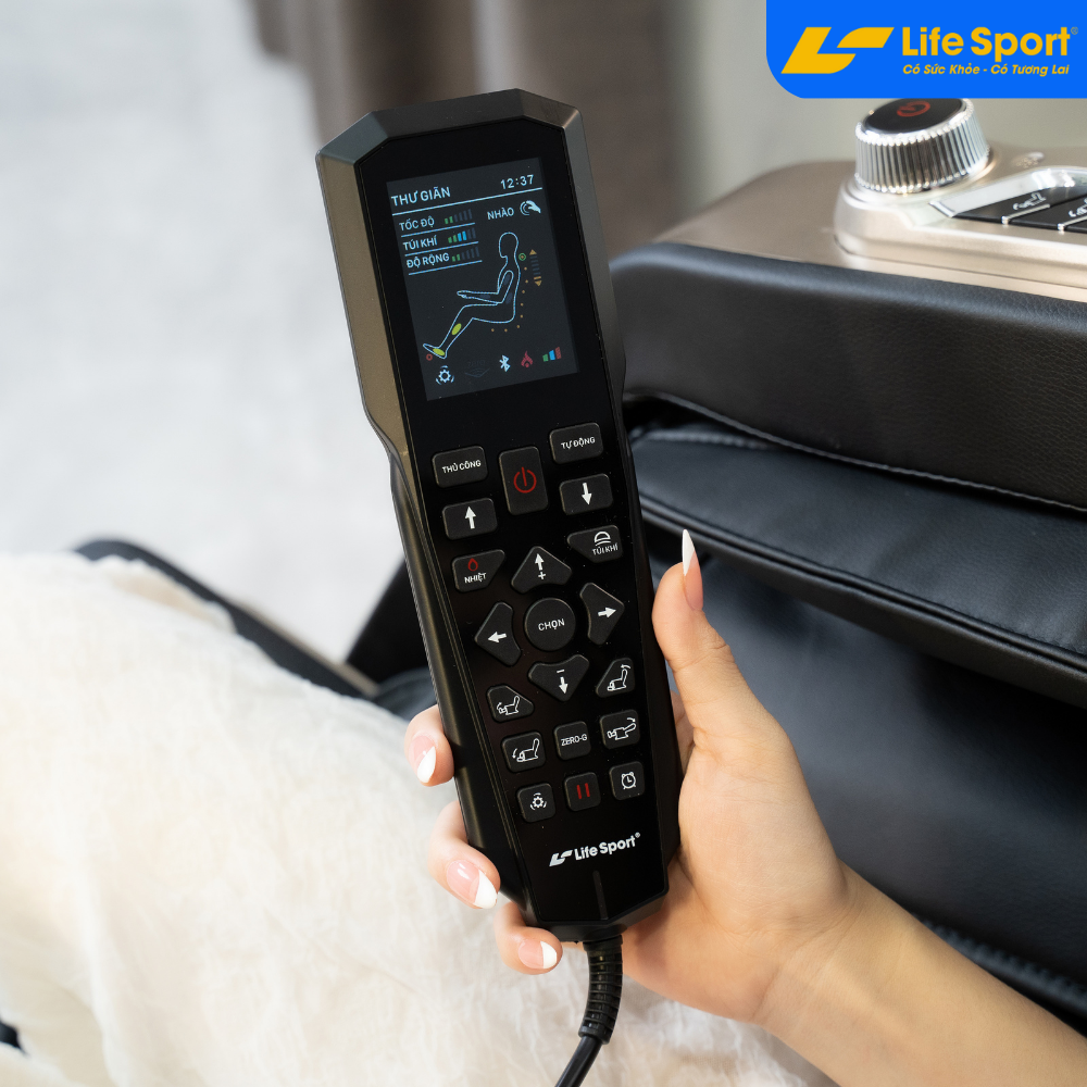 Ghế Massage Lifesport LS-599 vàng đồng 1 siêu phẩm mới nhất