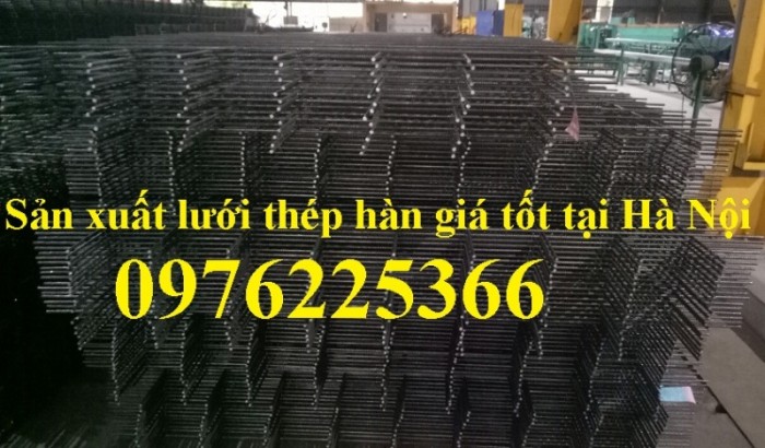 Lưới thép hàn D4,D5,D6,D8,D10,D12 - Sản xuất lưới thép đổ sàn giá rẻ