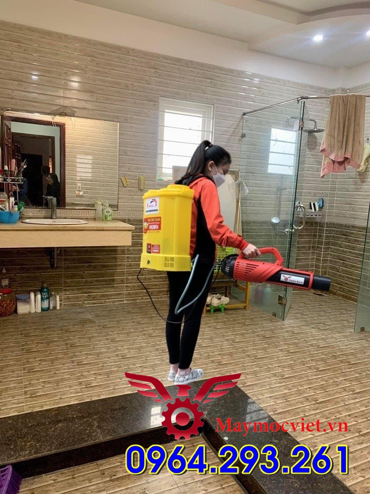 Combo bình xịt điện phun muỗi gắn đầu phun sương tốc độ cao Turbo BA6