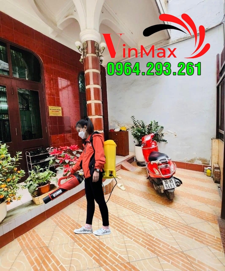 Combo bình xịt điện phun muỗi gắn đầu phun sương tốc độ cao Turbo BA6