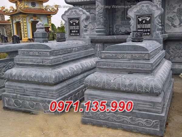 Mẫu mộ tam cấp bằng đá để tro cốt đẹp bán tại vũng tàu - mộ đá đẹp