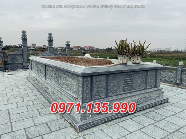 mẫu mộ đá tam cấp để tro cốt đẹp bán tại hậu giang - mộ đơn giản