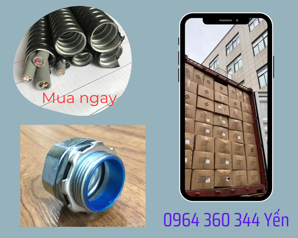 Ruột gà luồn dây điện tráng kẽm bọc nhựa PVC đen