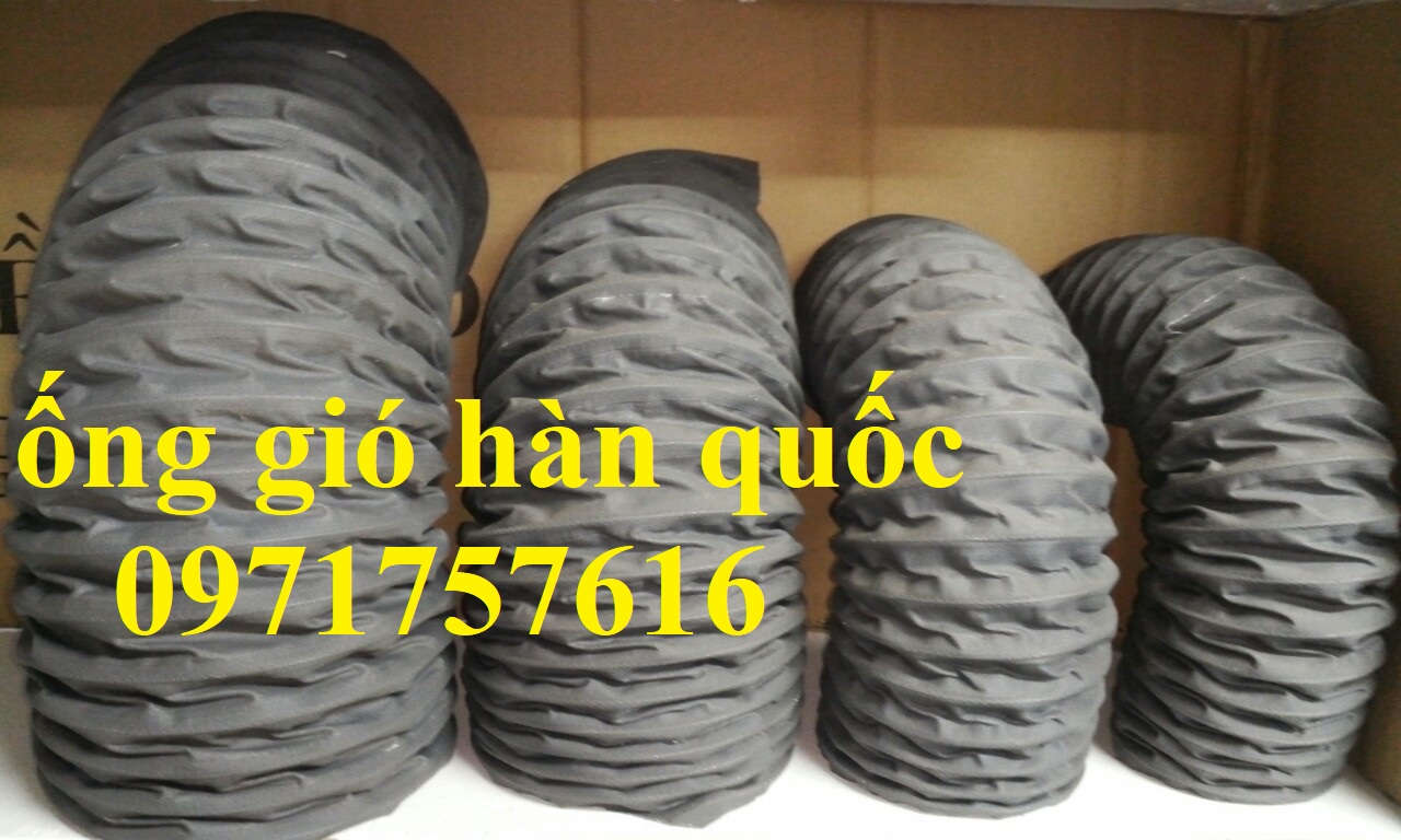 Ống gió vải xám simili,ống gió vải mềm có lõi thép