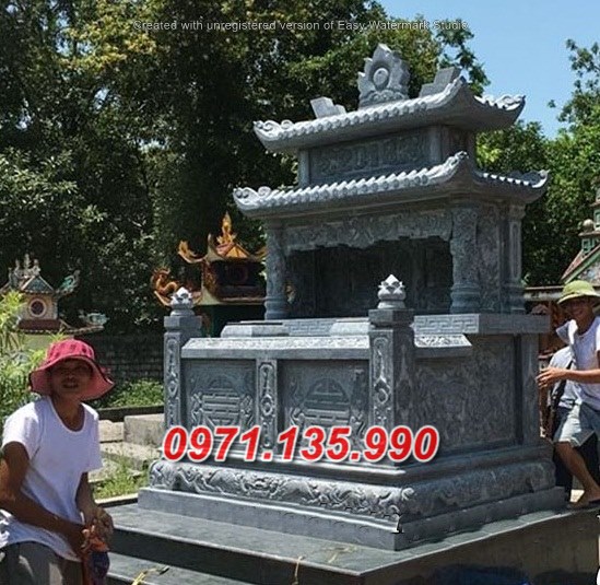 Mẫu mộ đá đôi để tro cốt đẹp bán điện biên - mộ đá đôi bán hải phòng