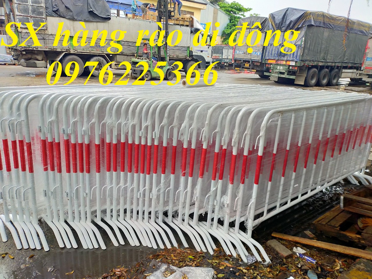 Rào chắn di động,hàng rào barie ,hàng rào sắt di động