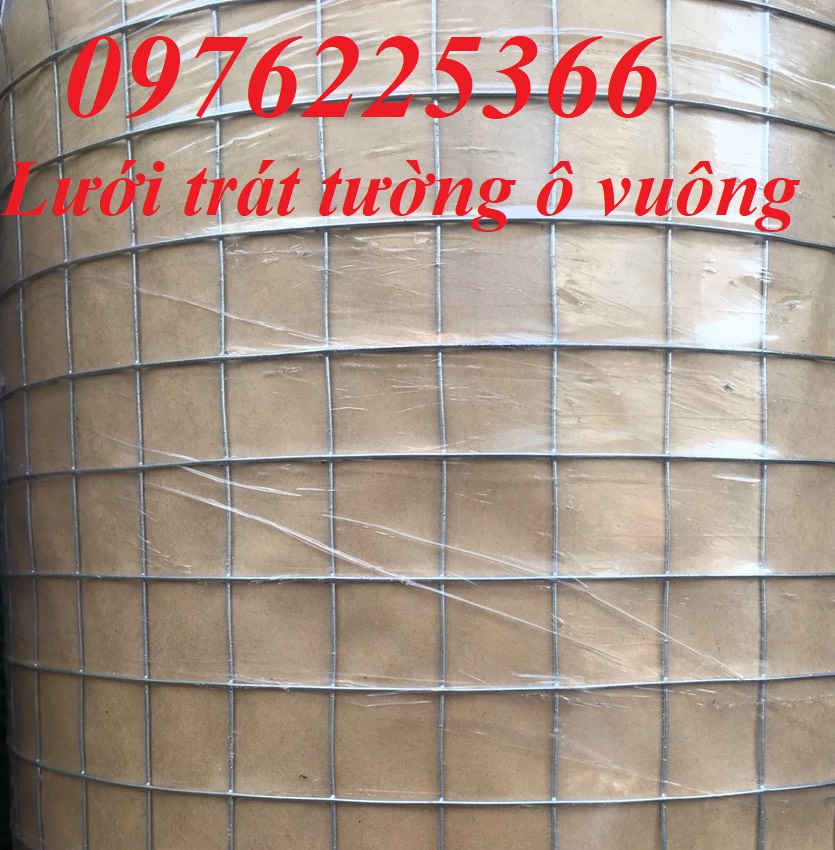 Lưới thép trát tường ô vuông 5x5,10x10,12x12,15x15,20x20...giá ưu đãi