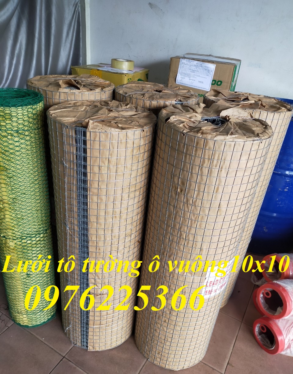 Lưới thép trát tường ô vuông 5x5,10x10,12x12,15x15,20x20...giá ưu đãi