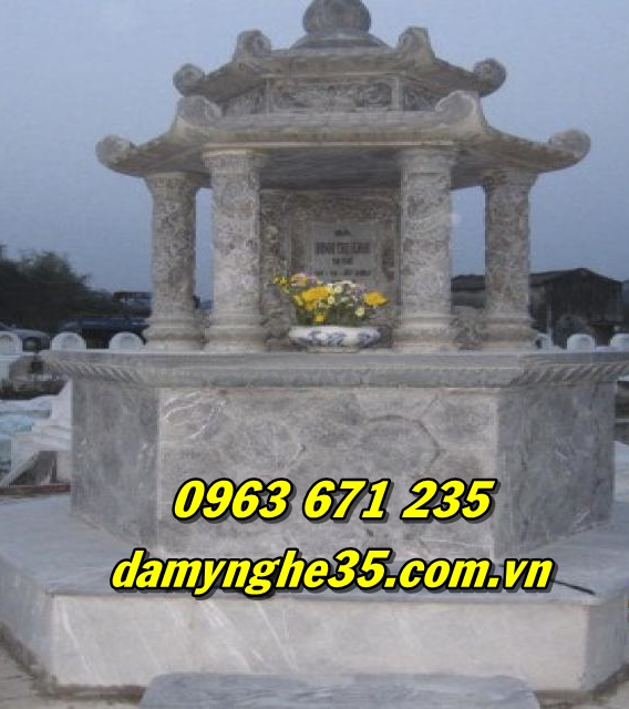 Mẫu mộ bát giác bằng đá đẹp giá rẻ bán tại Bình Dương