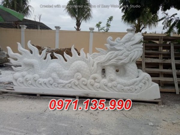 Mẫu rồng đá chiếu rồng nhà thờ từ đường đẹp bán tại điện biên lai châu