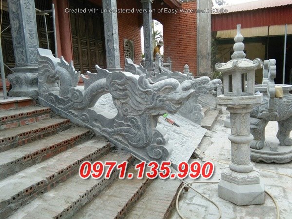 Mẫu rồng đá chiếu rồng nhà thờ từ đường đẹp bán tại điện biên lai châu