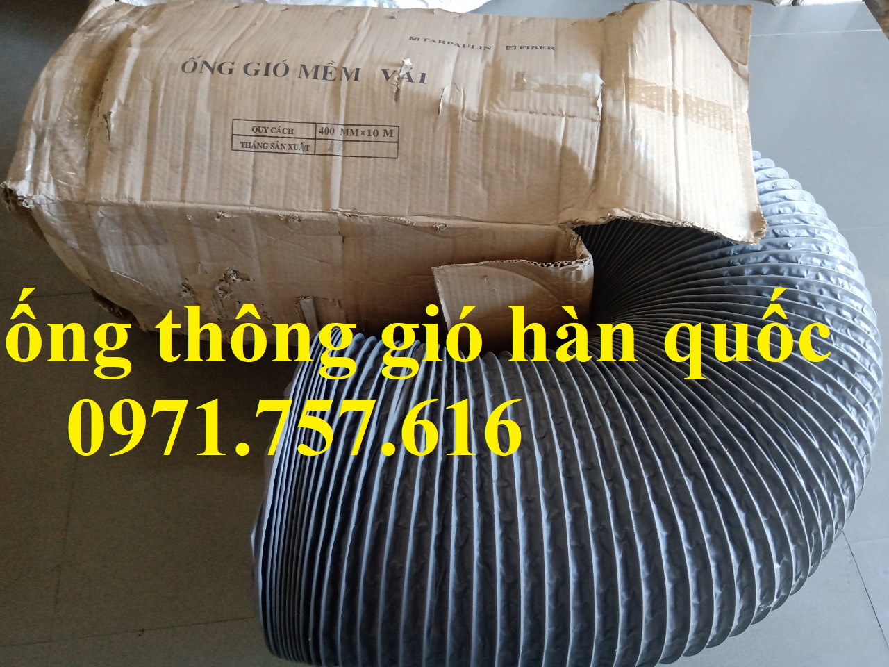 Ống gió mềm vải tarpaulin ,ống gió simili mềm vải,ống gió có lõi thép