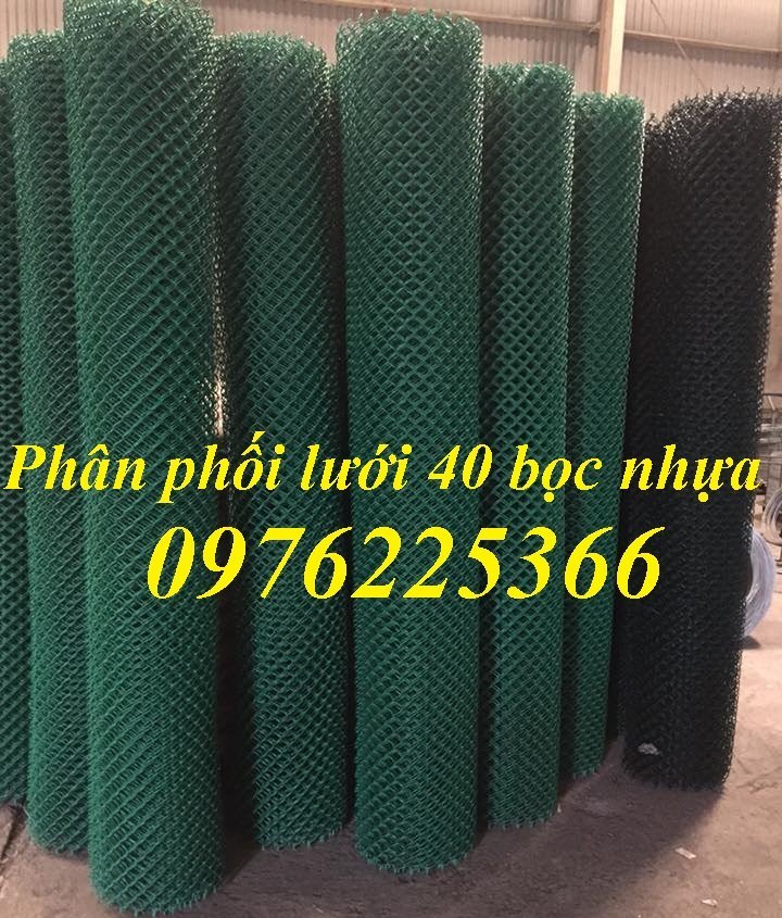 Lưới B40 bọc nhựa khổ 1m,1.2m,1.5m,1.8m,2m,2.4m giá rẻ