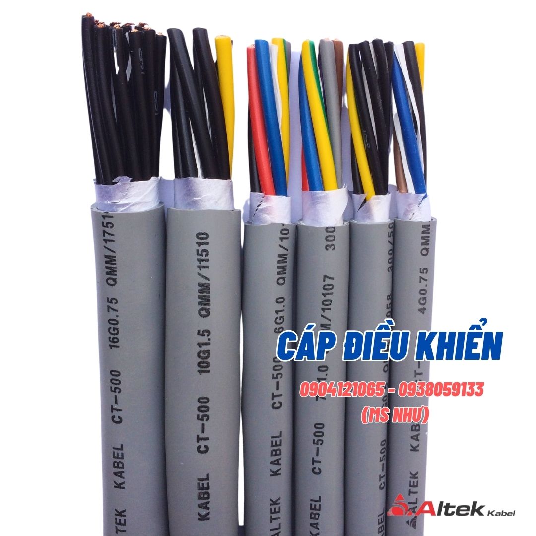 Cáp điều khiển sẵn kho Đà Nẵng 0.22mm/0.5mm/0.75mm/1.0mm/1.25mm/1.5mm