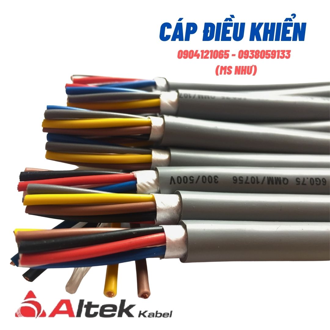 Cáp điều khiển sẵn kho Đà Nẵng 0.22mm/0.5mm/0.75mm/1.0mm/1.25mm/1.5mm