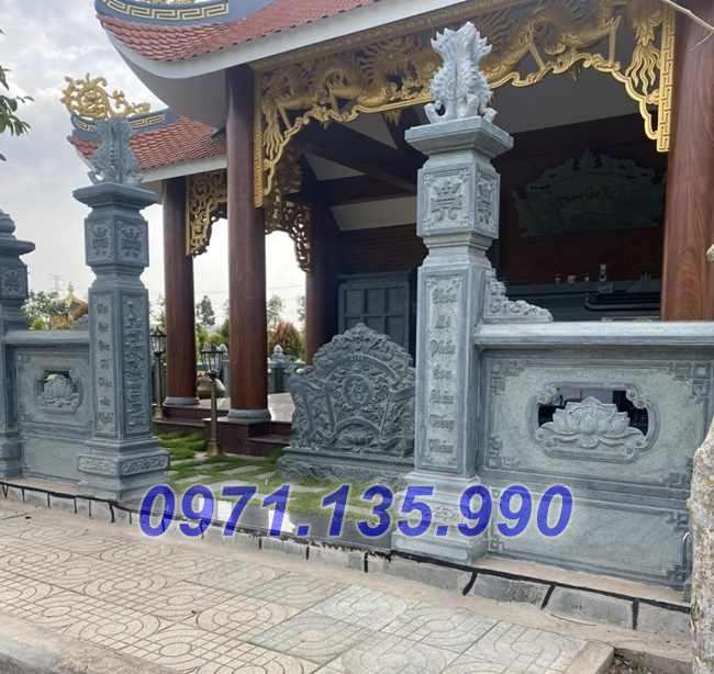 Mẫu cổng đá đẹp nhà thờ đình chùa bán tại yên bái hà giang