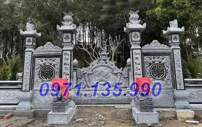 Mẫu cổng đá đẹp nhà thờ đình chùa bán tại yên bái hà giang