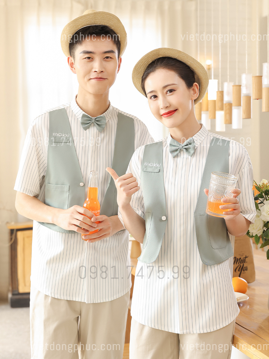 Nhận may quần áo nhà hàng chuyên nghiệp, chất lượng, thời trang