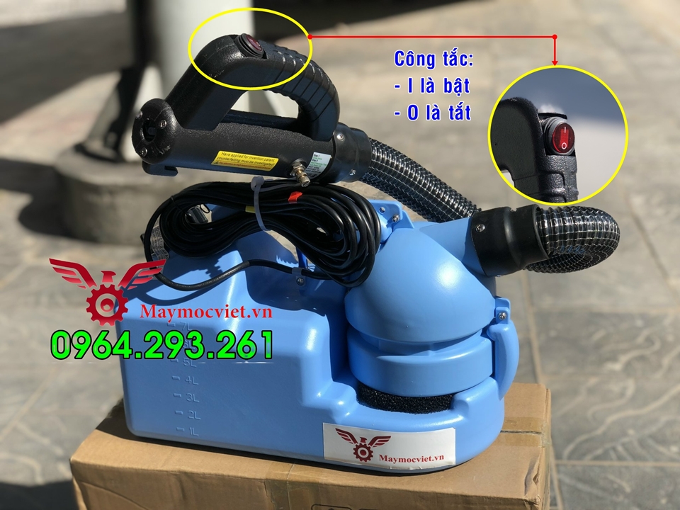 Máy phun sương ULV Germi 7L chuyên dùng cho dịch vụ
