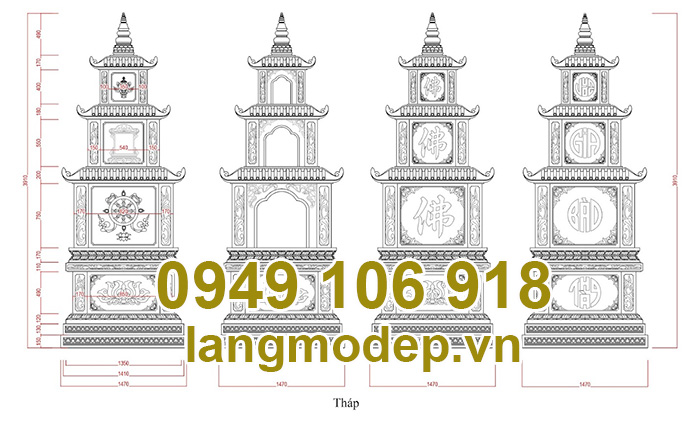 Kích thước làm mộ đá theo phong thuỷ năm 2023