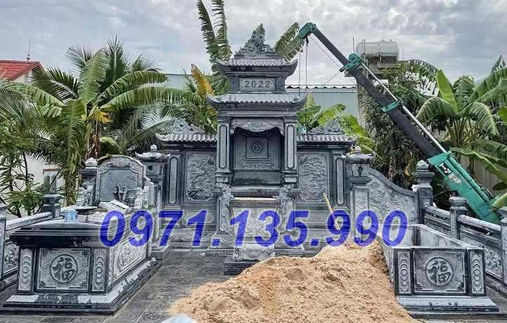 Mẫu lăng mộ đá xanh đẹp bán tại Hà nội cao bằng bắc kạn - lăng thờ đá