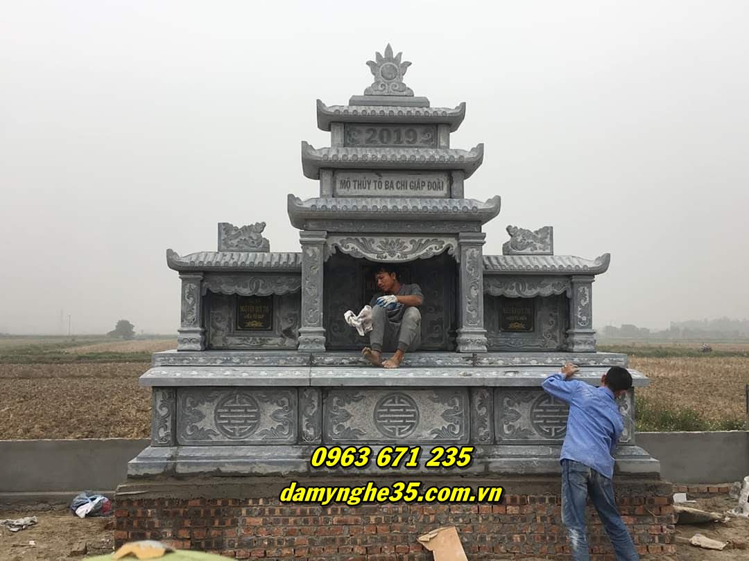 Mẫu lăng thờ bằng đá nguyên khối chất lượng nhất bán tại Đồng Tháp
