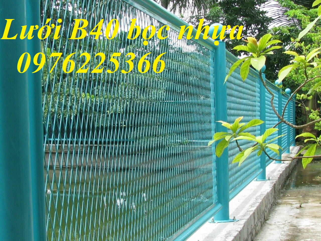 Lưới B40 bọc nhựa PVC  khổ 1m,1.2m,1.5m,1.8m,2m,2.4m
