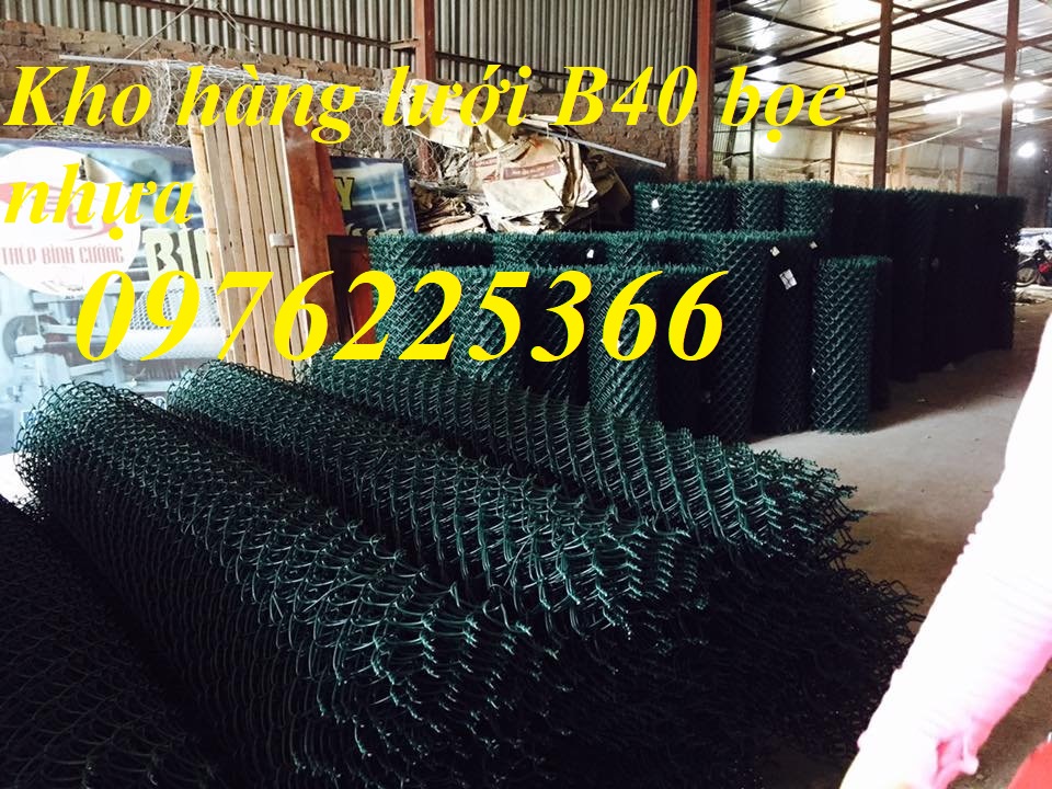 Lưới B40 bọc nhựa PVC  khổ 1m,1.2m,1.5m,1.8m,2m,2.4m