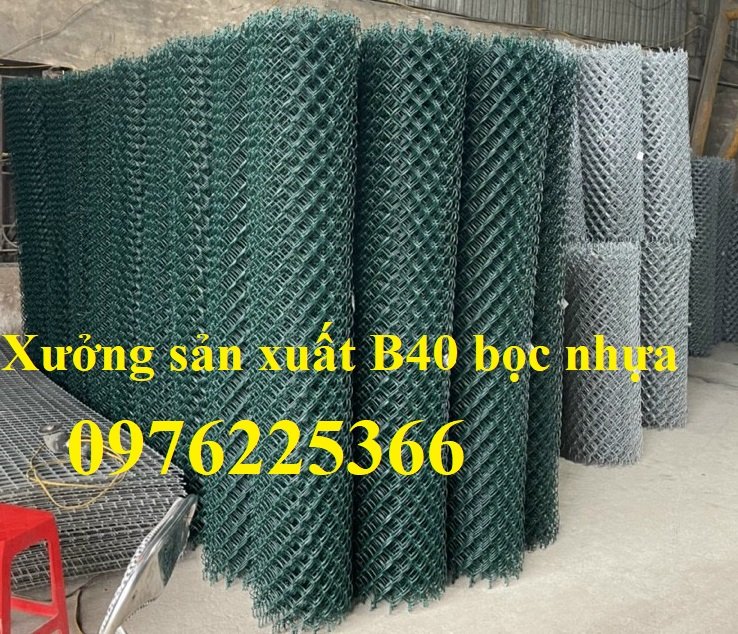 Báo giá lưới B40 bọc nhựa khổ 1.5m,1.8m,2m