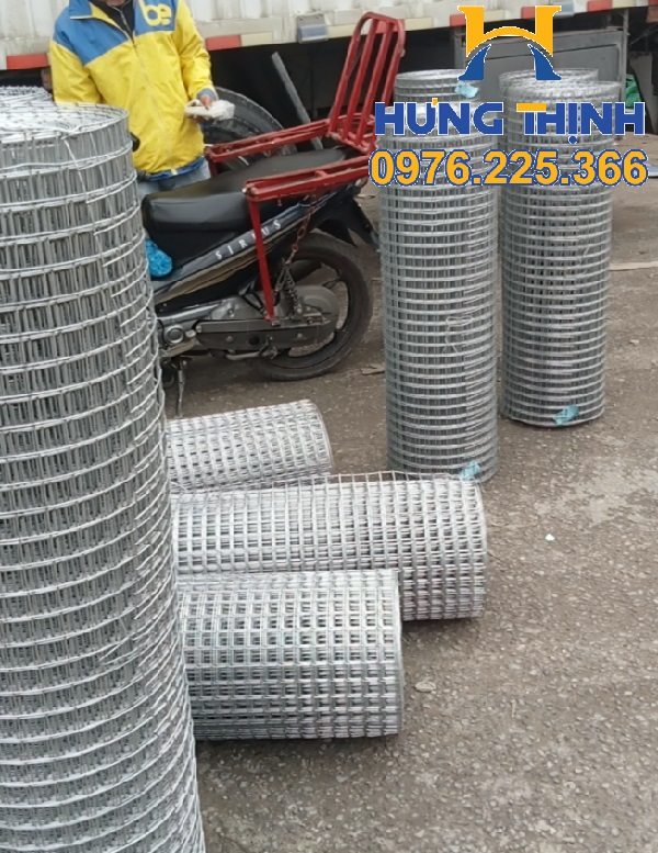 Lưới thép hàn mạ kẽm D2a25x25,D2a30x30 khổ 1mx20m,1mx30m