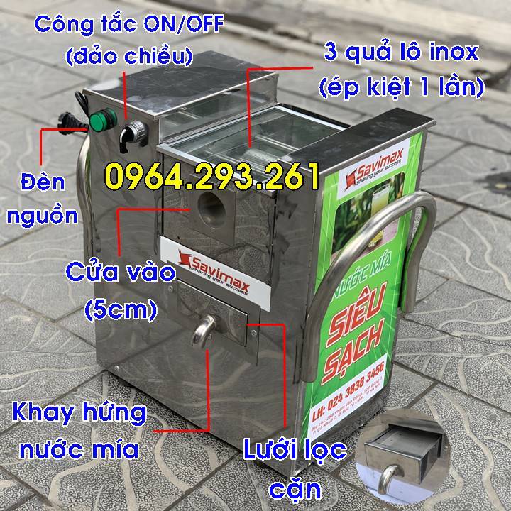 Máy ép nước mía siêu sạch loại mini để bàn F1-400W