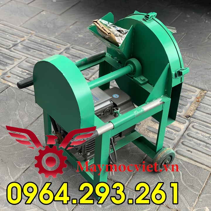 Máy thái thuốc làm dược liệu, máy băm cây thuốc có bánh xe di chuyển